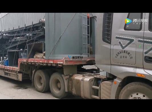 金屬破碎機(jī)廠家設(shè)備生產(chǎn)線整車(chē)裝載發(fā)貨