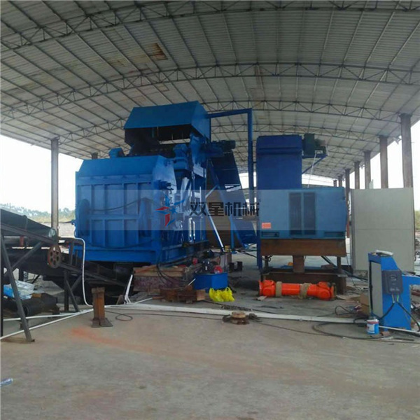 金屬破碎機河北保定設備安裝現場