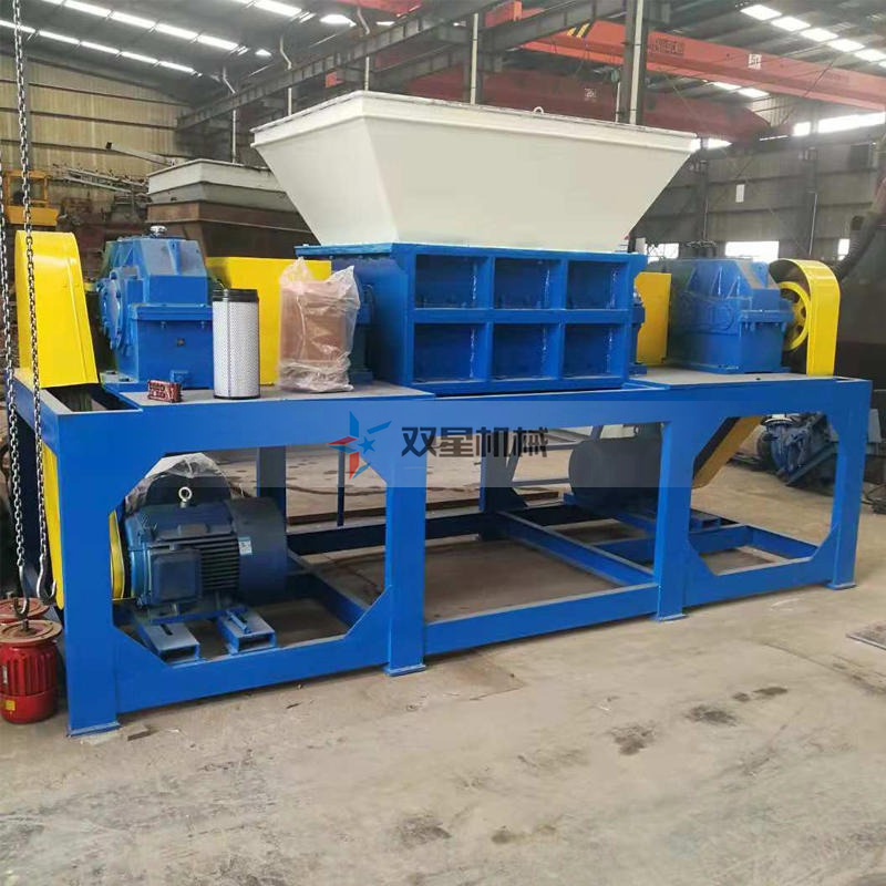 金屬撕碎機完成噪音低、無污染、操作簡單撕碎