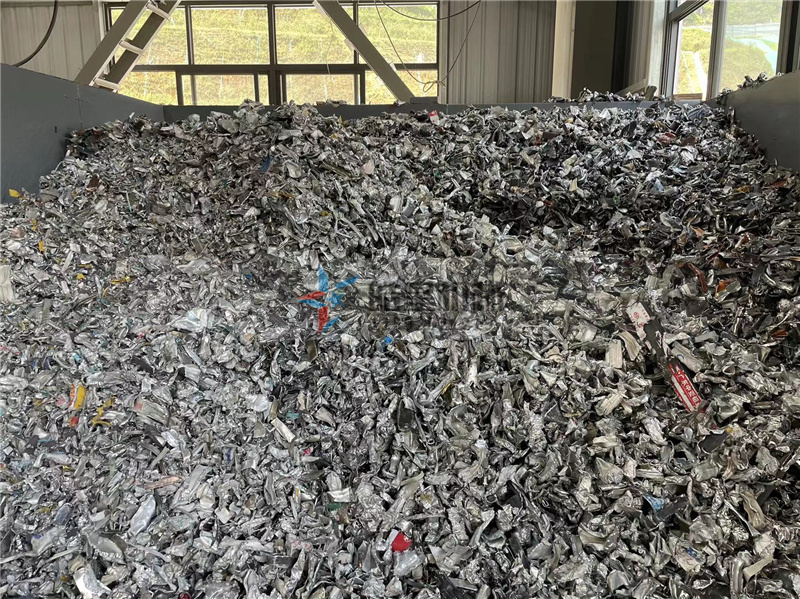 金屬破碎機料效果